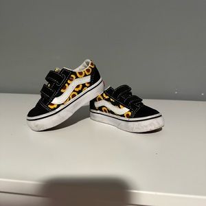 Toddler size 6 sunflower vans.